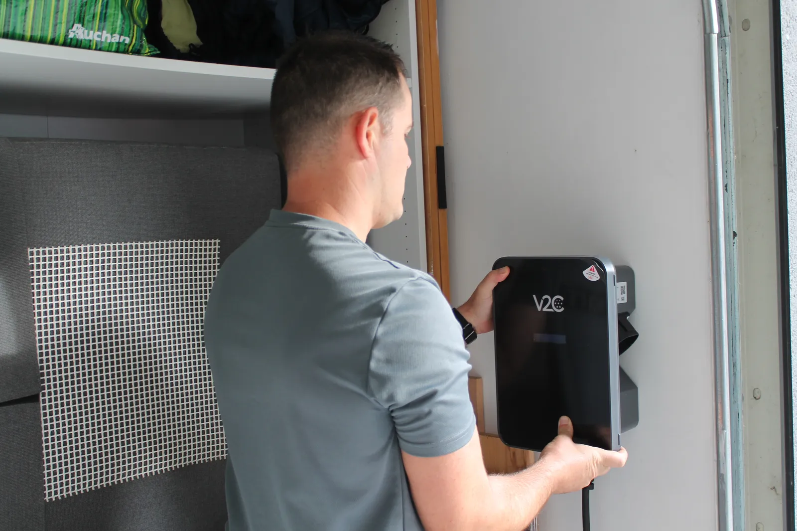 Pose de borne de recharge IRVE pour véhicule électrique